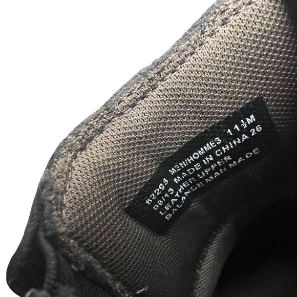 Clarks Mens Pickett Loafers Black Leather Slip On Bicycle Toe Size 11.5M - Picture 7 of 8